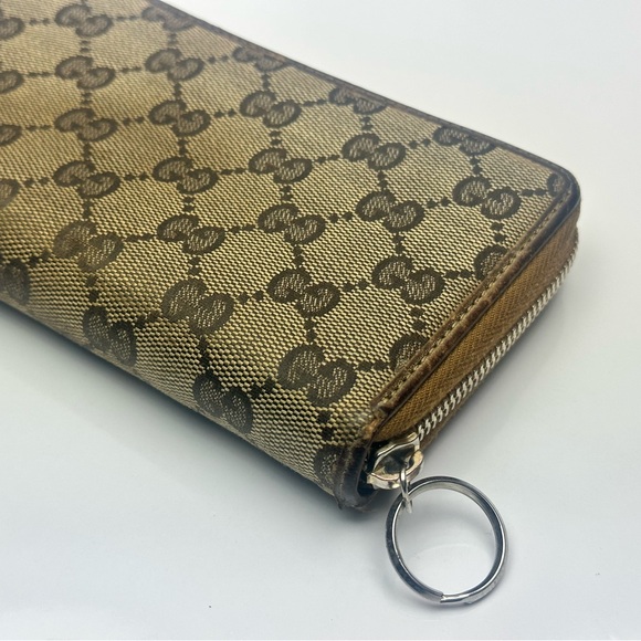 Gucci GG Monogram Zip Wallet - Picture 4 of 9